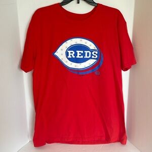 Fanatics Cincinnati Reds MLB  baseball patriotic  tee shirt Men’s size XL